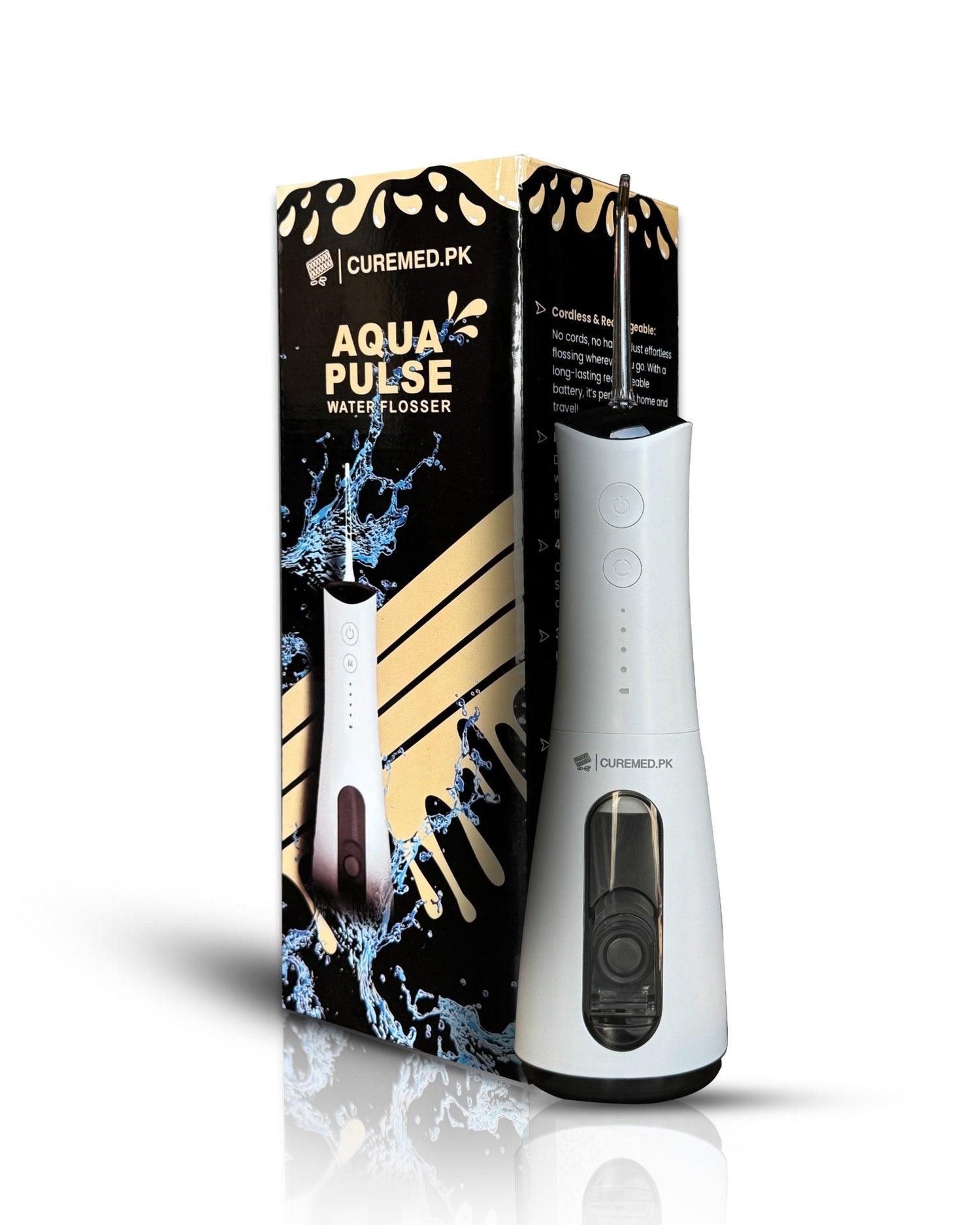 Aqua Pulse Water Flosser, Front Side